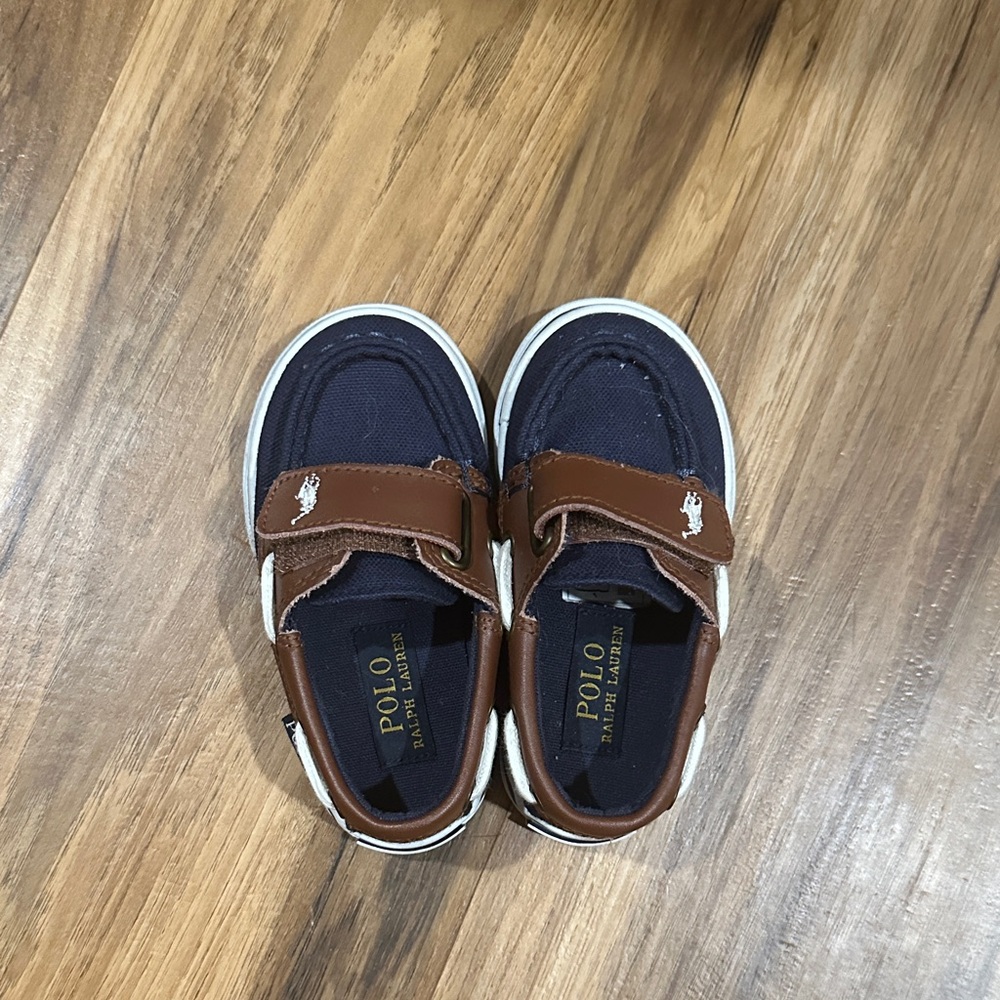 Polo by Ralph Lauren Kids' Navy and Brown Dress Shoes